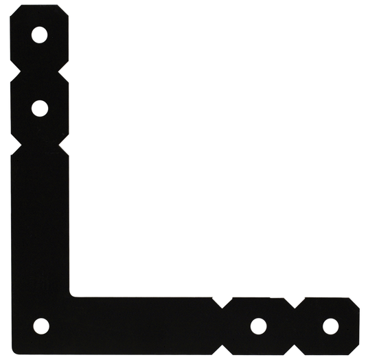Simpson Strong-Tie OL OL 12 in. x 12 in. Black Powder-Coated Ornamental L Angle (Pack of 5)