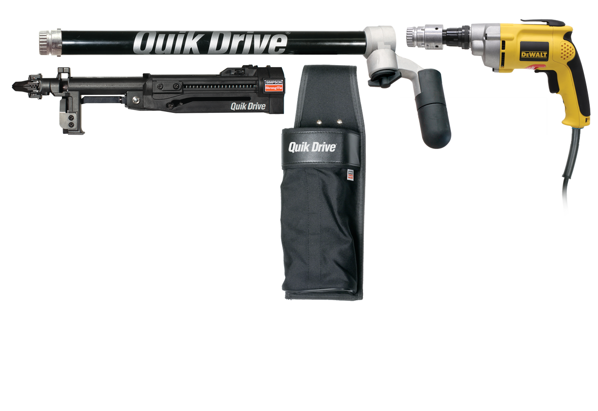 Simpson Strong-Tie PROSDX150G2DATK Quik Drive® PROSDX150G2 Steel-Decking System w/ DeWalt® 2000 RPM Adjustable Torque Motor (Pack of 90)