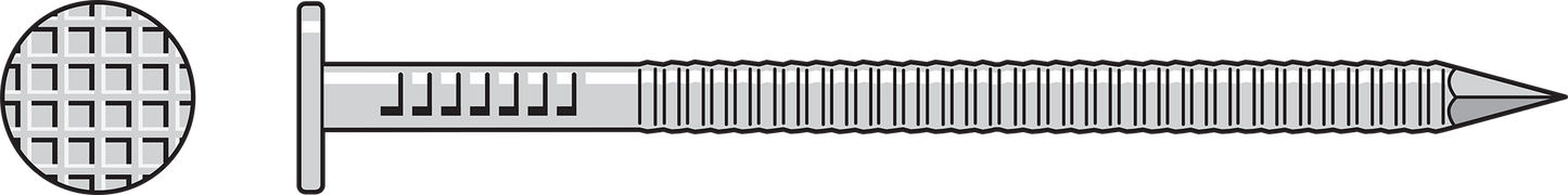 Simpson Strong-Tie T3SND-RP250 Wood Siding Nail — 1-1/4-in. x .083-in. Type 316 Stainless Steel (250-Qty) (Pack of 4)