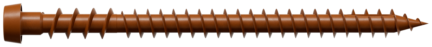 Simpson Strong-Tie DCU234TN01R350 Deck-Drive™ DCU COMPOSITE Screw — #10 x 2-3/4 in. T20, Quik Guard®, Tan 01 (350-Qty) (Pack of 300)