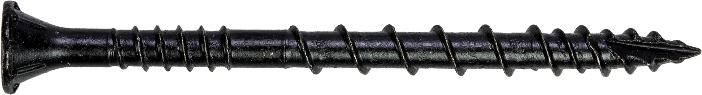Simpson Strong-Tie DSVBK212R80 Deck-Drive™ DSV WOOD Screw — #10 x 2-1/2 in. T25, Flat Head, Quik Guard®, Black (80-Qty)