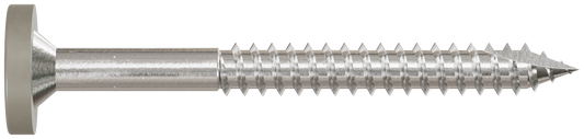 Simpson Strong-Tie T08175FS75GR Fascia Board Screw — #8 x 1-3/4 in. T-20 6-Lobe Pancake Head Type 316, Gray (75-Qty) (Pack of 500)