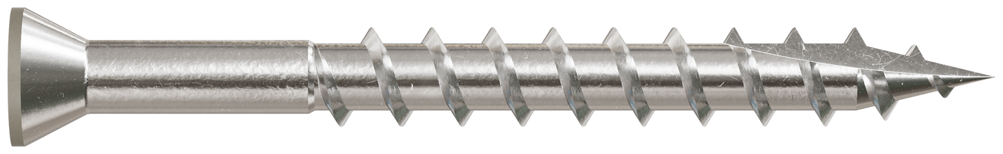 Simpson Strong-Tie T07162FT70GR Trim-Head Screw, 6-Lobe Drive — #7 x 1-5/8 in. T-15 Type 316, Gray (70-Qty) (Pack of 600)