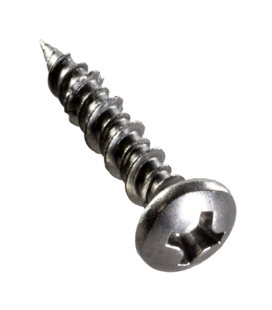 Simpson Strong-Tie T06J075PXC Marine Screw, Pan Head — #6 x 3/4 in. #2 Phillips Drive, Type 316 (100-Qty) (Pack of 10)