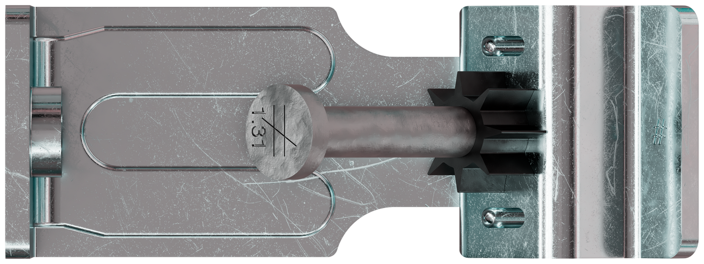 Simpson Strong-Tie PTRHA4-131 PTRHA Powder-Actuated Threaded Rod Hanger for 1/4-in. Threaded Rod (50-Qty) (Pack of 10)