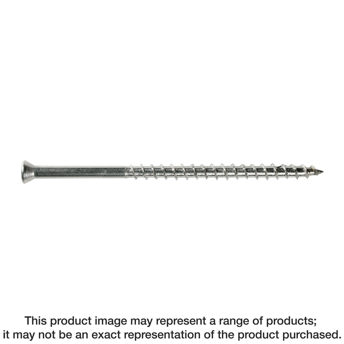 Simpson Strong-Tie S07225FBB Trim-Head Screw, Square Drive — #7 x 2-1/4 in. #1 SQ, Type 305 (3000-Qty)