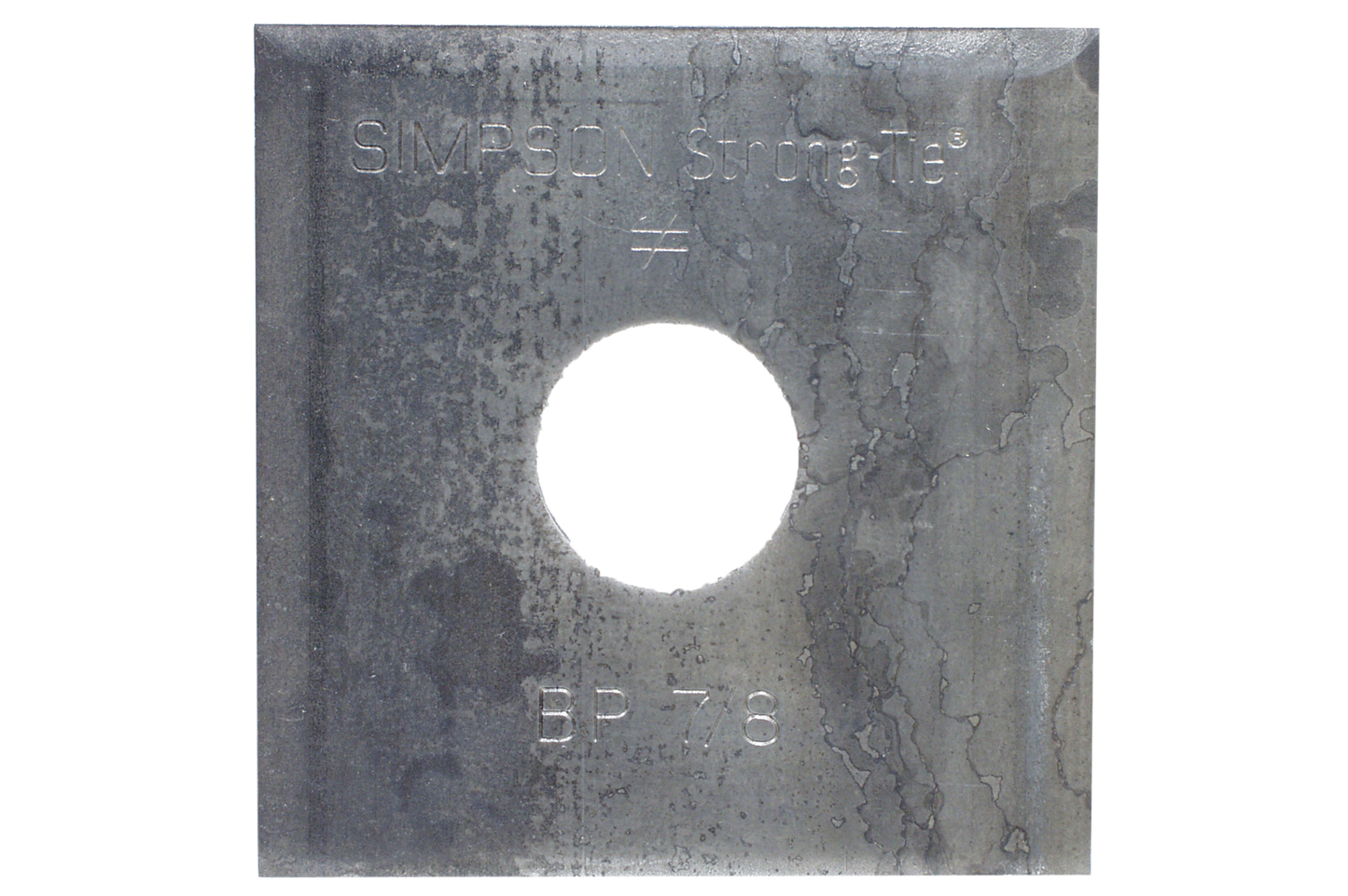 Simpson Strong-Tie BP 7/8-R BP 3 in. x 3 in. Bearing Plate with 7/8 in. Bolt Dia. (Pack of 2000)