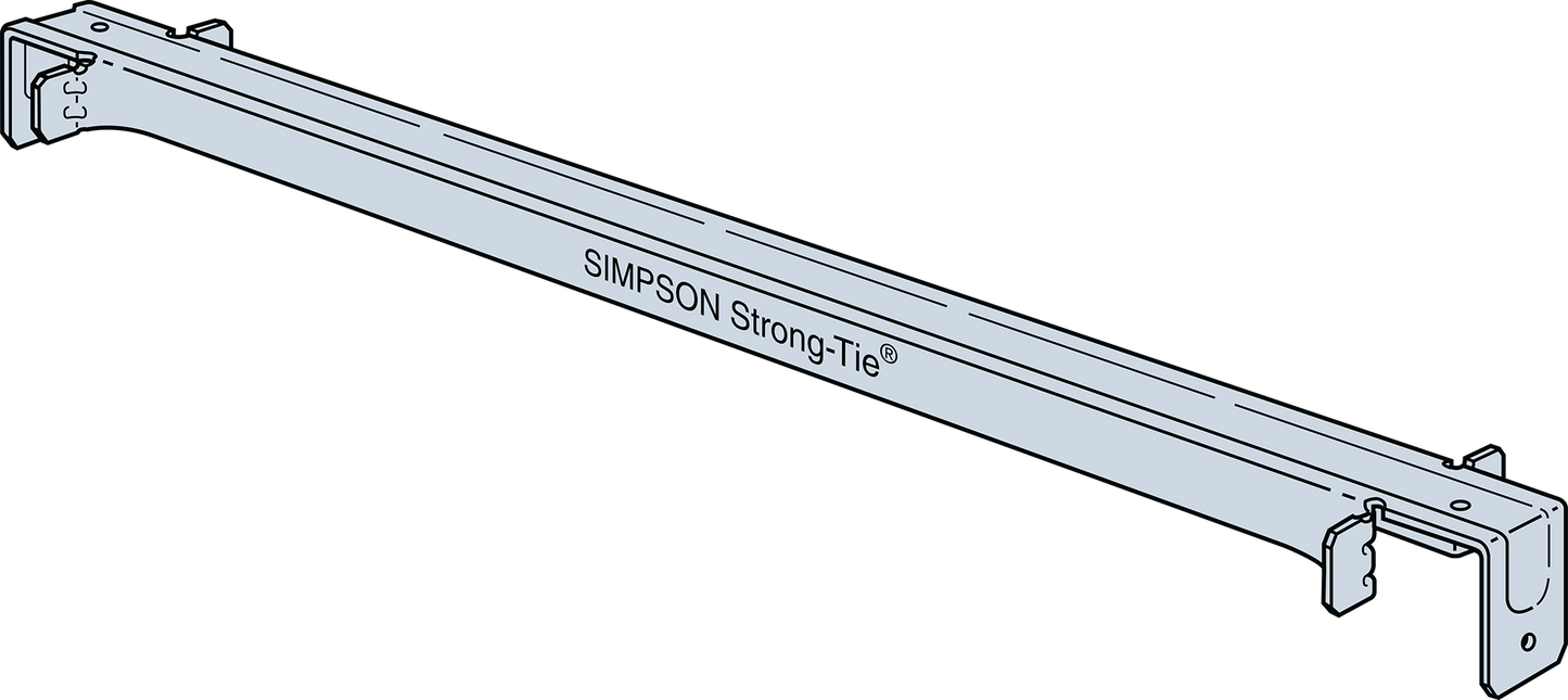 Simpson Strong-Tie TSBR2-24 TSBR 25-1/2 in. Galvanized Truss Spacer-Restraint (Pack of 50)