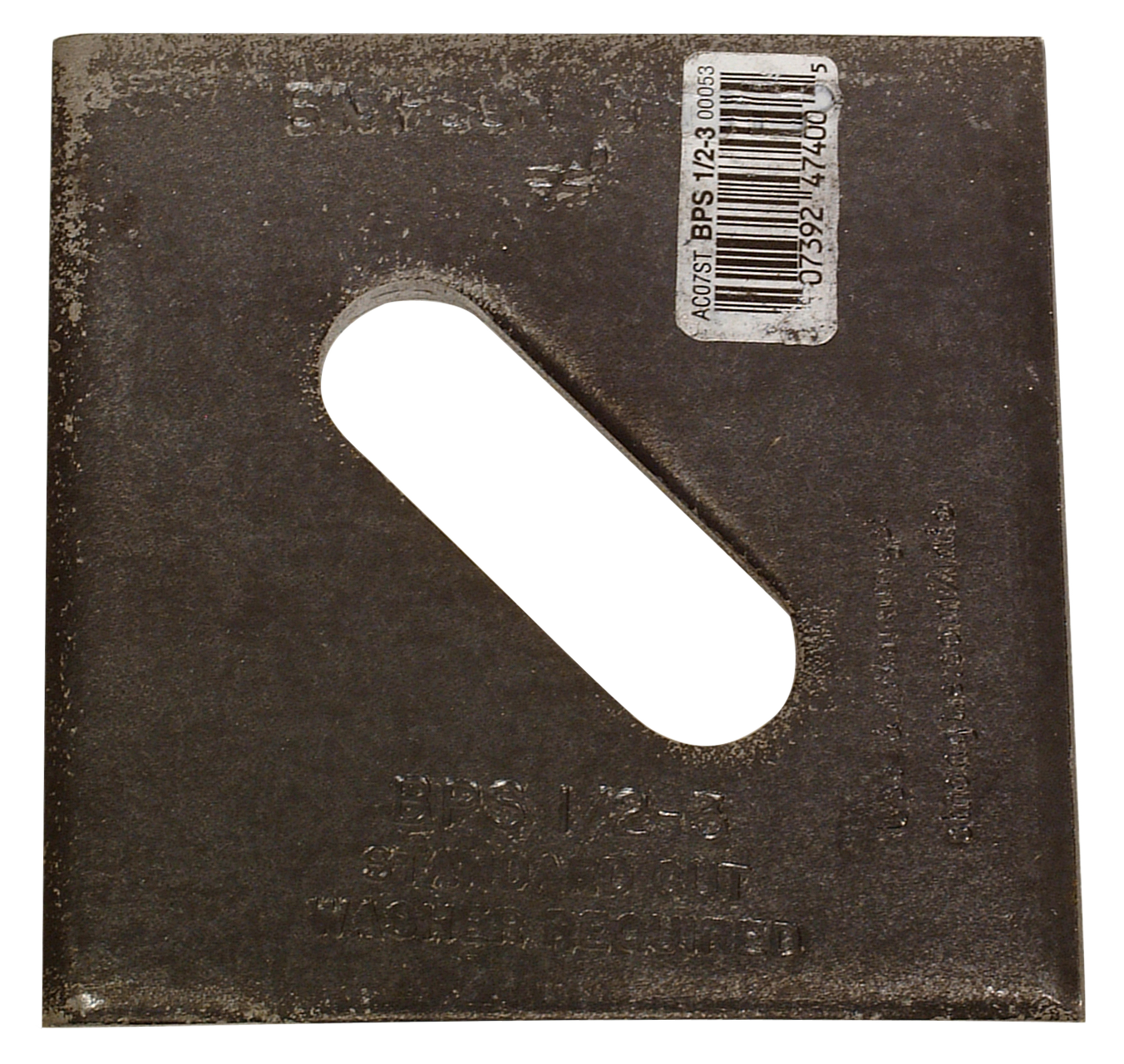Simpson Strong-Tie BPS 1/2-3 BPS 3 in. x 3 in. Slotted Bearing Plate with 1/2 in. Bolt Dia. (Pack of 2000)