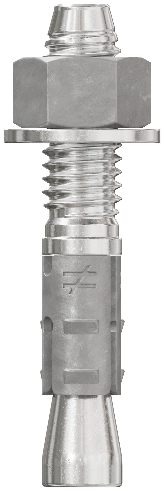 Simpson Strong-Tie STB2-37214S4F50 Strong-Bolt® 2 — 3/8 in. x 2-1/4 in. Type 304 Stainless-Steel Wedge Anchor, Fully Assembled (50-Qty) (Pack of 4)