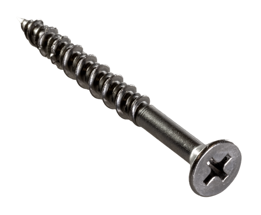 Simpson Strong-Tie T10J200FXC Marine Screw, Flat Head — #10 x 2 in. #2 Phillips Drive, Type 316 (100-Qty)