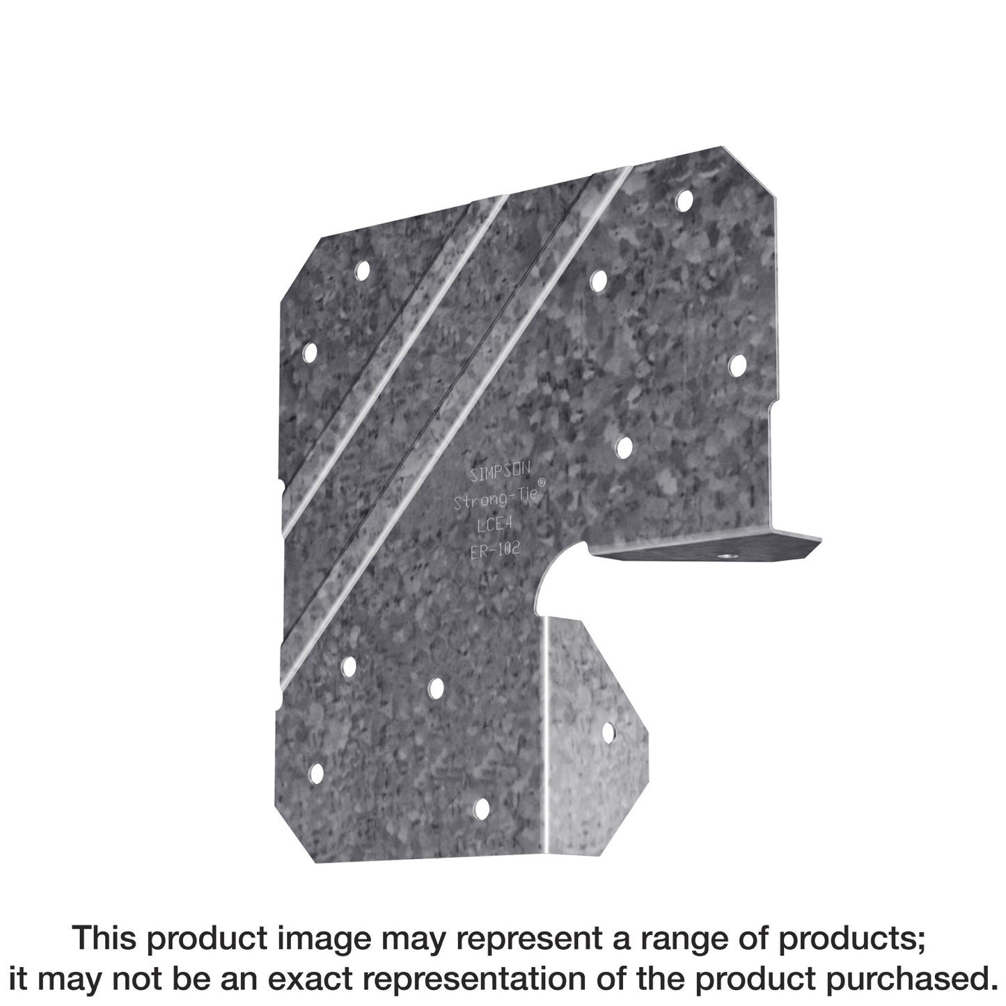 Simpson Strong-Tie LCE4 LCE Galvanized End Post Cap for 4x (Pack of 20)