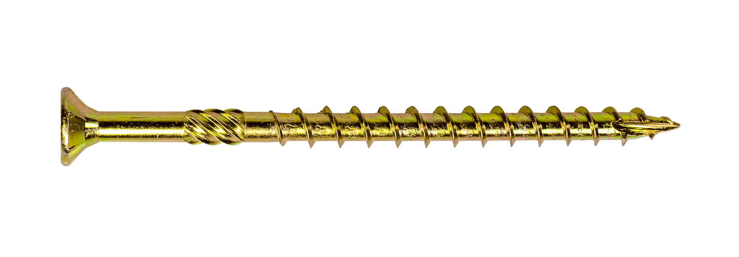 Simpson Strong-Tie SDCP22434 Strong-Drive® SDCP TIMBER-CP Screw — 0.315-in. x 4-3/4-in. T40, Yellow Zinc (250-Qty)