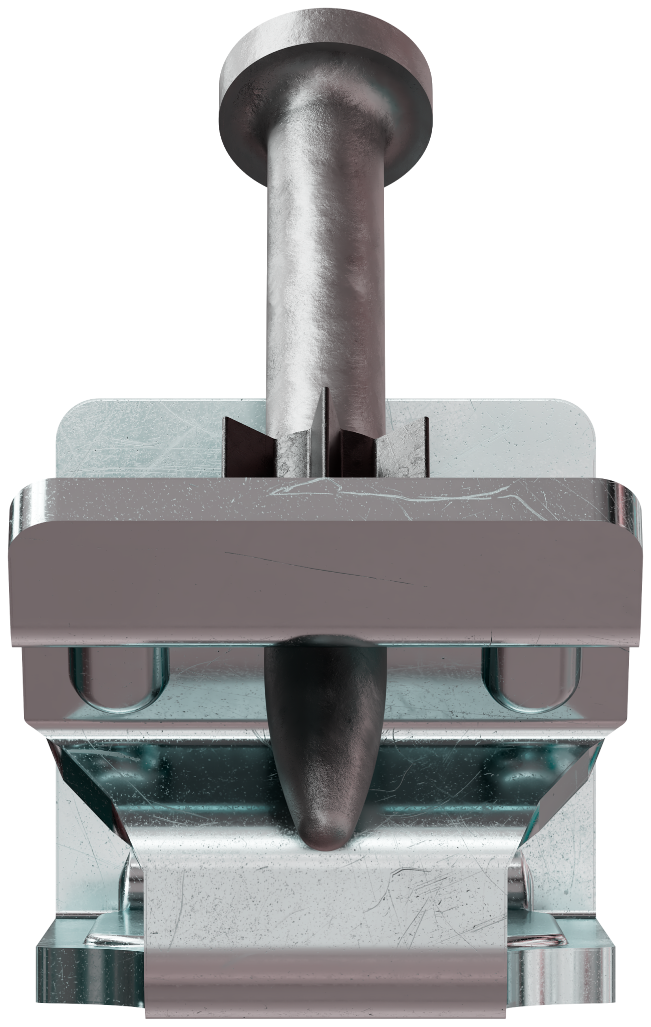 Simpson Strong-Tie PTRHA4-131 PTRHA Powder-Actuated Threaded Rod Hanger for 1/4-in. Threaded Rod (50-Qty)