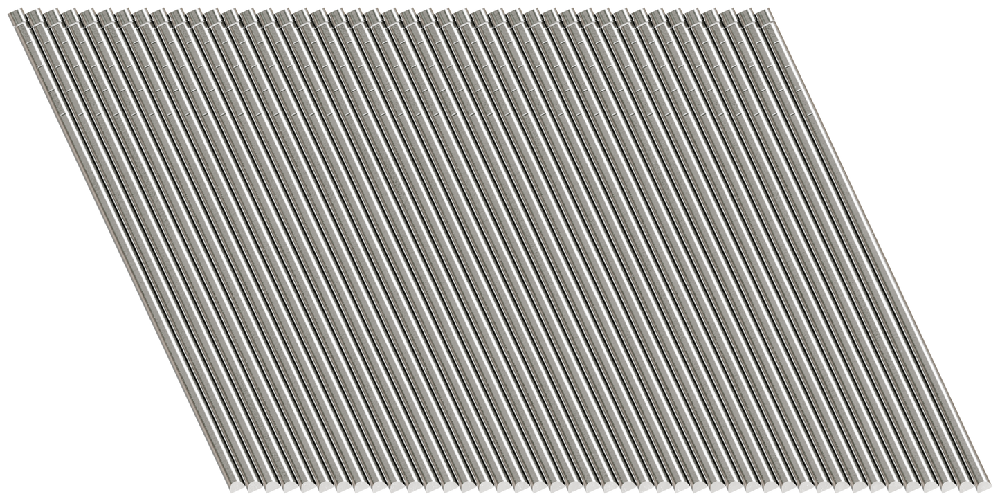 Simpson Strong-Tie T15N250FNB 25° Angle, Adhesive Collation, FN-Style, 15-Gauge Finishing Nail — 2-1/2 in. Type 316 (500-Qty) (Pack of 40)