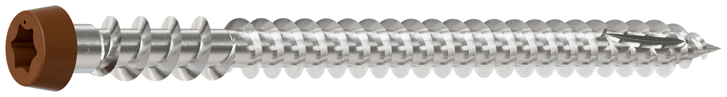 Simpson Strong-Tie DCU234MB316RD Deck-Drive™ DCU COMPOSITE Screw — #10 x 2-3/4 in. T20, Type 316, Red (1750-Qty)