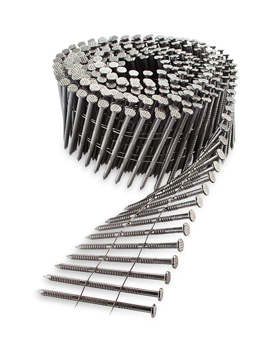 Simpson Strong-Tie T11A325PNJ 15° Wire Coil, Full Round Head, Ring-Shank Decking/Framing Nail — 3-1/4 in. x 0.12 in. Type 316 (1800-Qty) (Pack of 80)
