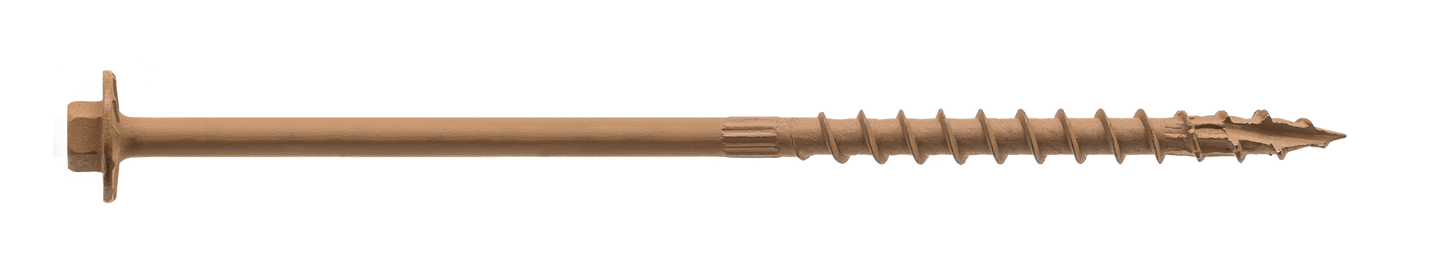 Simpson Strong-Tie SDWH19600DB-RP1 Strong-Drive® SDWH™ TIMBER-HEX Screw — 0.195 in. x 6 in. 5/16 Hex, DB Coating (Pack of 19840)