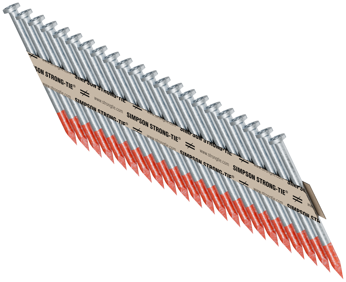 Simpson Strong-Tie N10DBRPT2500 Strong-Drive® 33° SCN SMOOTH-SHANK CONNECTOR Nail — 2-1/2 in. x .148 in. Bright (2500-Qty) (Pack of 60)
