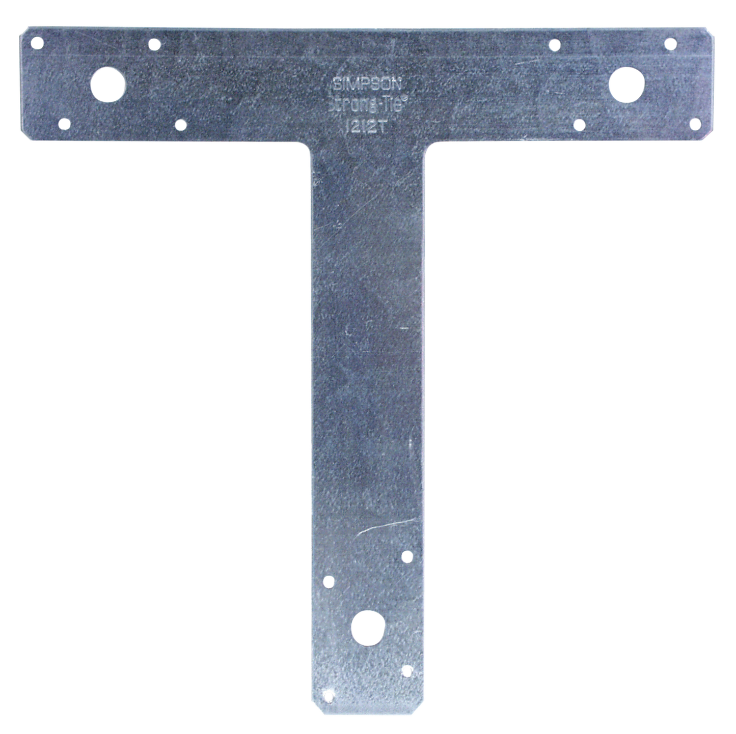 Simpson Strong-Tie 1212T 12 in. x 12 in. 14-Gauge Galvanized T Strap (Pack of 10)