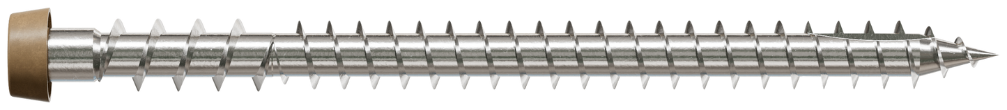 Simpson Strong-Tie DCU234MB316TN05 Deck-Drive™ DCU COMPOSITE Screw — #10 x 2-3/4 in. T20, Type 316, Tan 05 (1750-Qty)