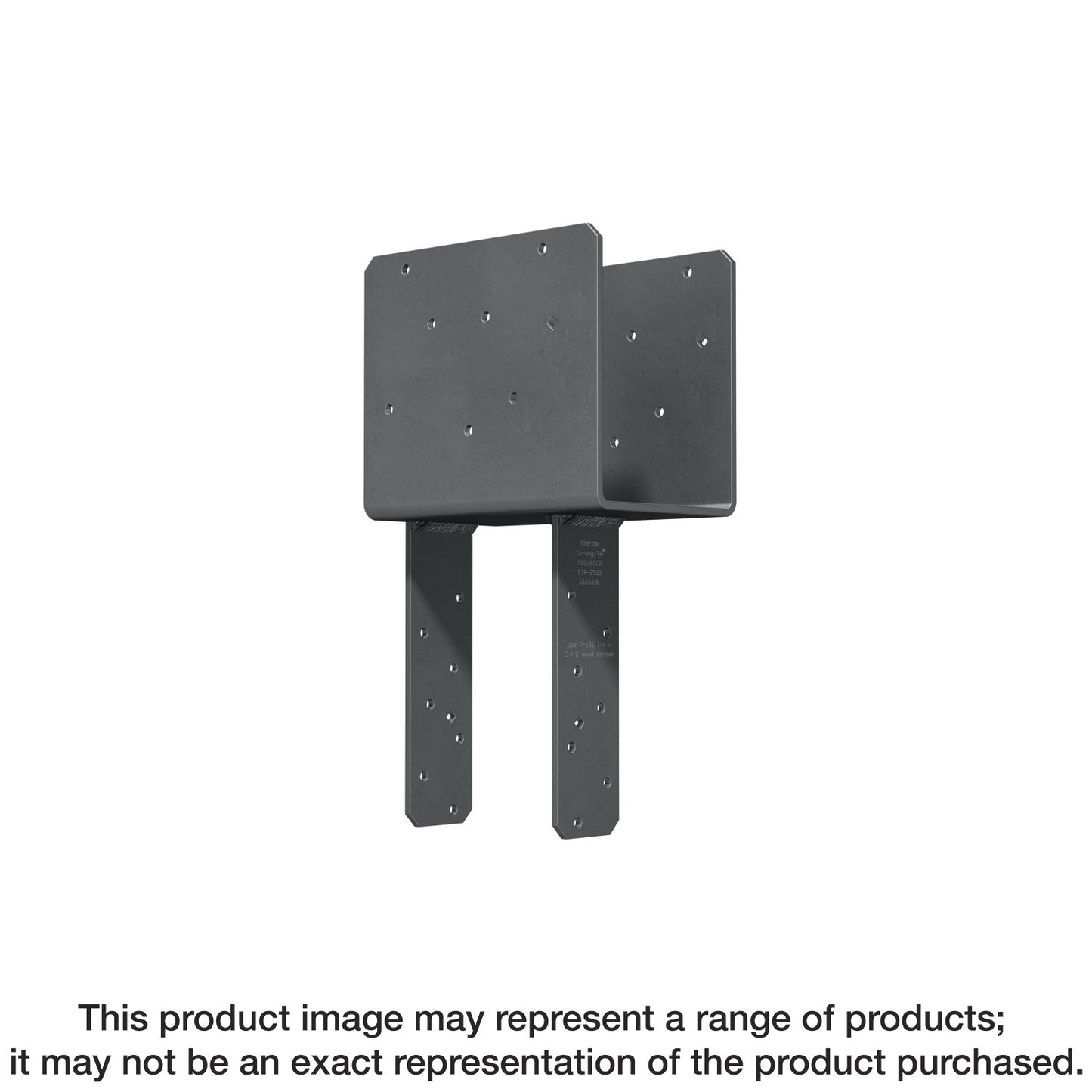 Simpson Strong-Tie ECCQ5-4SDS2.5 ECCQ™ End Column Cap for 5-1/8 in. Beam, 4x Post, with Strong-Drive® SDS Screws (Pack of 90)