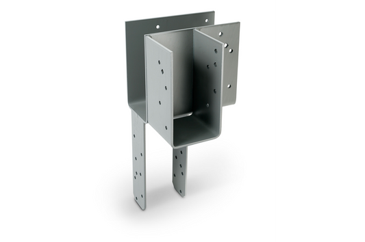 Simpson Strong-Tie ECCLLQ666SDS ECCLLQ L-Shape End Column Cap for 6x Beams, 6x Post w/ SDS Screws, Skewed Left (Pack of 60)