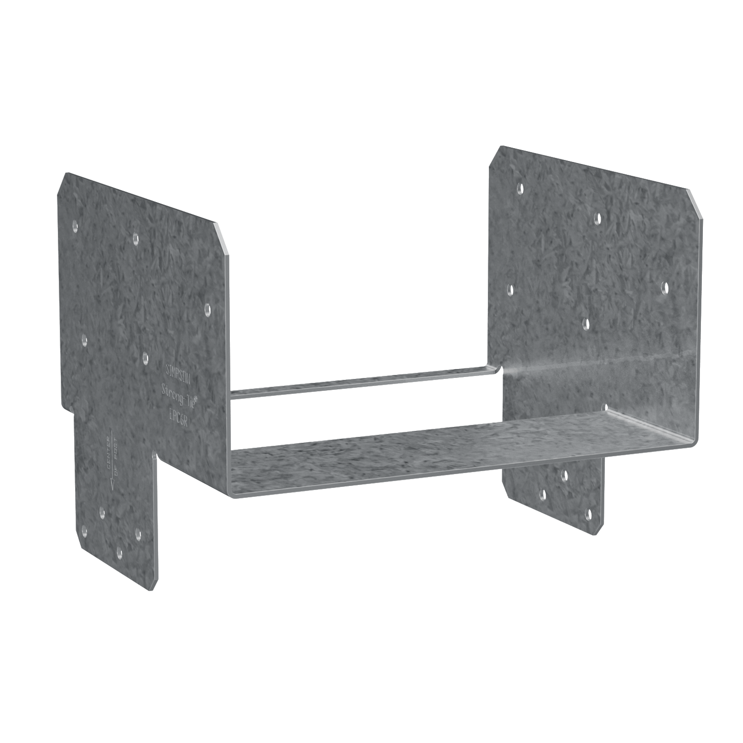 Simpson Strong-Tie EPC6RZ EPCZ™ ZMAX® Galvanized End Post Cap for 6x Rough (Pack of 10)