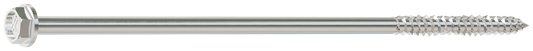 Simpson Strong-Tie SDWH271000SS-R25 Strong-Drive® SDWH™ TIMBER-HEX SS Screw — 0.275 in. x 10 in. 1/2 Hex, Type 316 (25-Qty) (Pack of 3000)