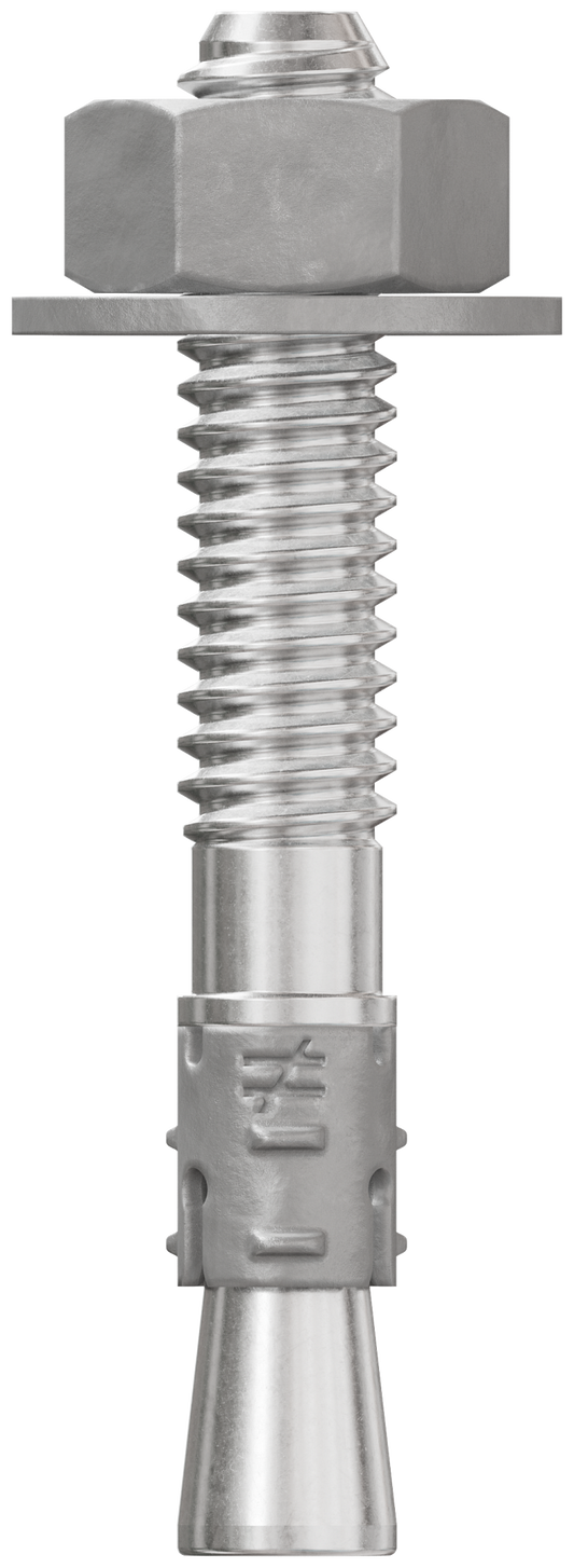 Simpson Strong-Tie STB2-25134S6F100 Strong-Bolt® 2 — 1/4 in. x 1-3/4 in. Type 316 Stainless-Steel Wedge Anchor, Fully Assembled (100-Qty) (Pack of 420)