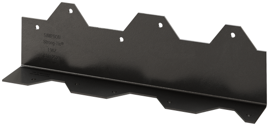 Simpson Strong-Tie L90PC Outdoor Accents® 9 in. 16-Gauge ZMAX®, Black Powder-Coated Reinforcing L Angle