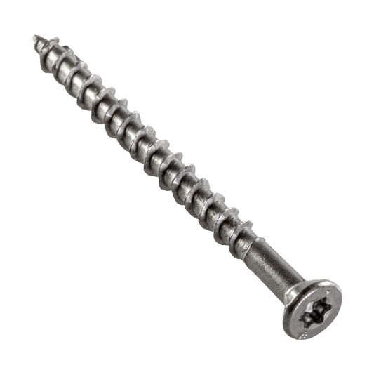 Simpson Strong-Tie T10250WPR880 Deck-Drive™ DWP WOOD SS Screw — #10 x 2-1/2 in. T25, Flat Head, Type 316 (880-Qty) (Pack of 156)
