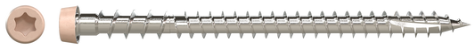 Simpson Strong-Tie DCU234P316TN05 Deck-Drive™ DCU COMPOSITE Screw — #10 x 2-3/4 in. T20, Type 316, Tan 05 (350-Qty) (Pack of 6)