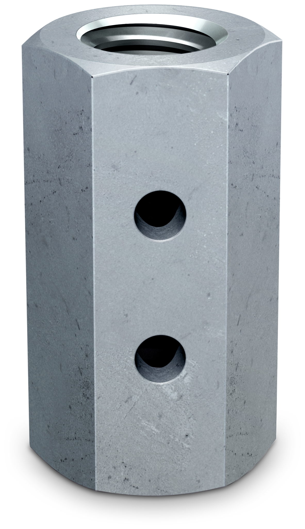 Simpson Strong-Tie CNW3/8 CNW 3/8 in. Coupler Nut with Witness® Hole (Pack of 1000)