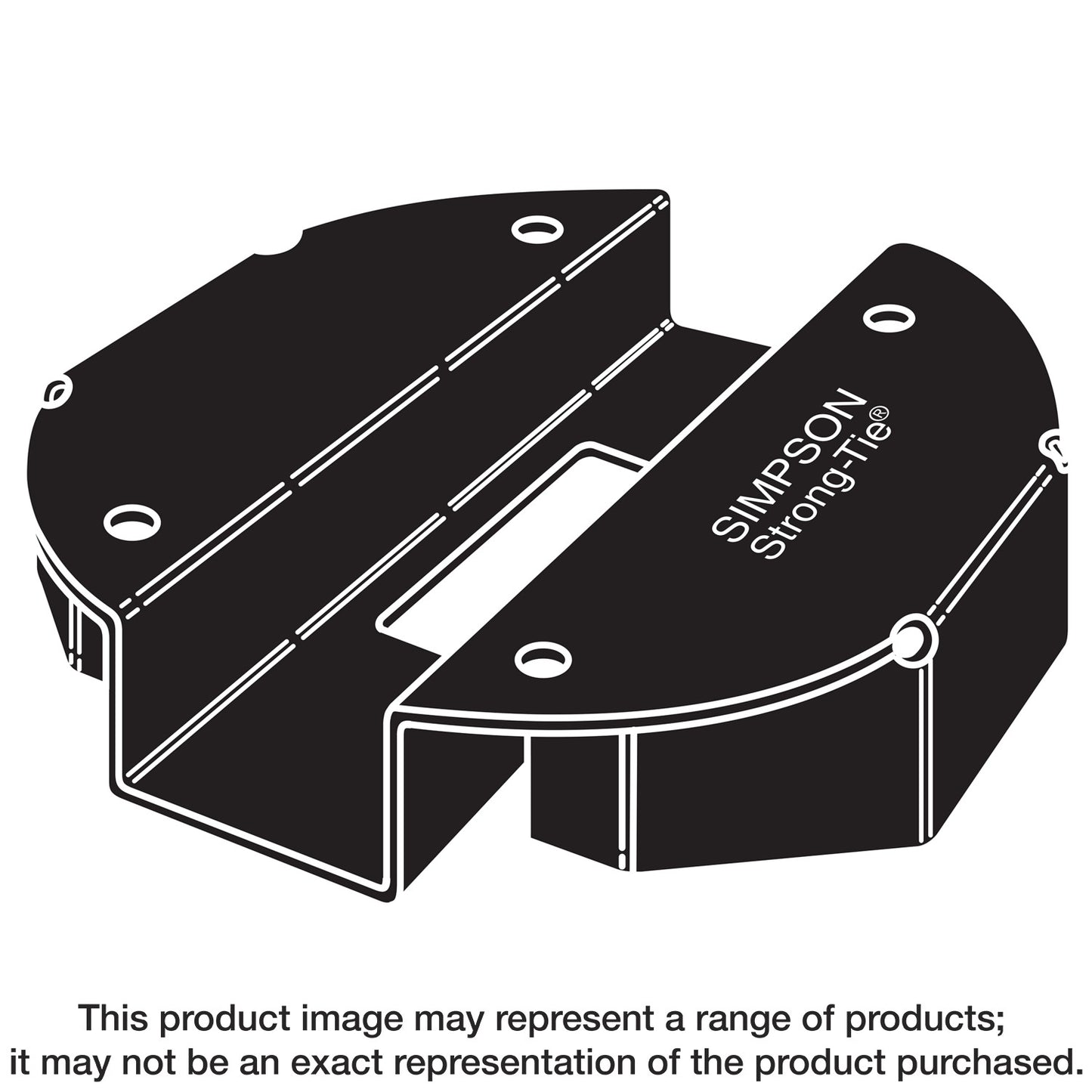 Simpson Strong-Tie PC8Z PCZ® ZMAX® Galvanized Post Cap for 8x (Pack of 10)