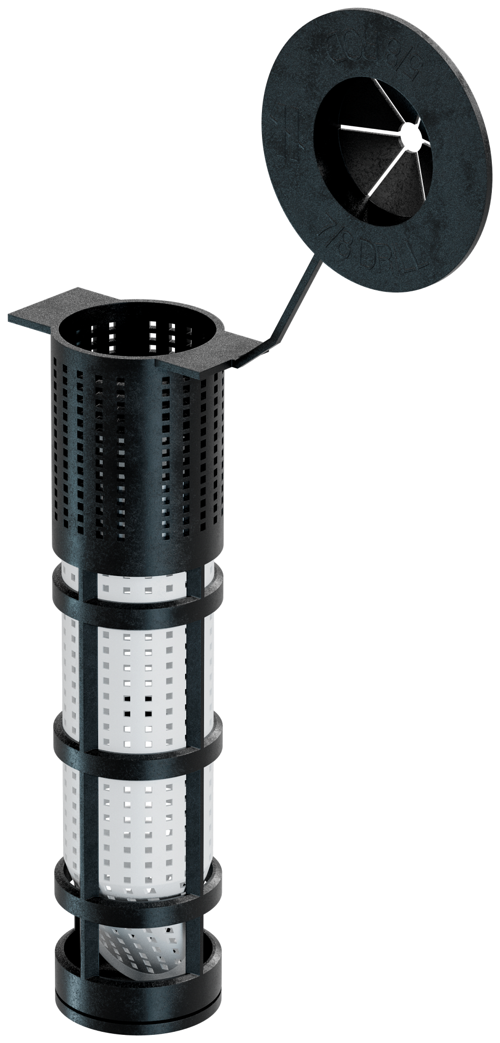 Simpson Strong-Tie AWS623P Opti-Mesh 3-1/2 in. Acrylic Adhesive Plastic Screen Tube for 5/8 in. Rod for AT-XP (Pack of 50)