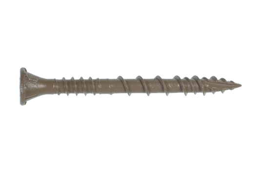 Simpson Strong-Tie DSVT2R350 Deck-Drive™ DSV WOOD Screw — #10 x 2 in. T-25, Flat Head, Quik Guard®, Tan (350-Qty) (Pack of 300)