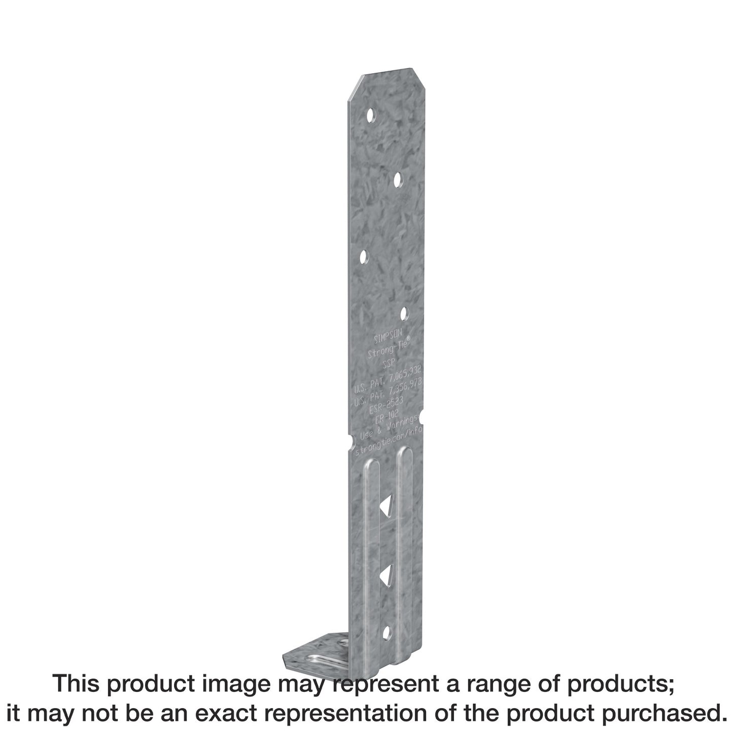 Simpson Strong-Tie SSPZ SSP 18-Gauge ZMAX® Galvanized Single Stud Plate