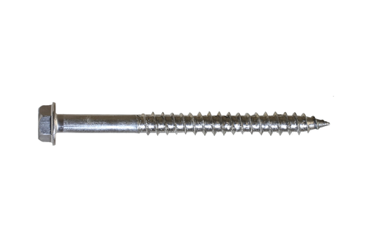 Simpson Strong-Tie SDWH19500SS-R100 Strong-Drive® SDWH™ TIMBER-HEX SS Screw — 0.185 in. x 5 in. 5/16 Hex, Type 316 (100-Qty) (Pack of 300)