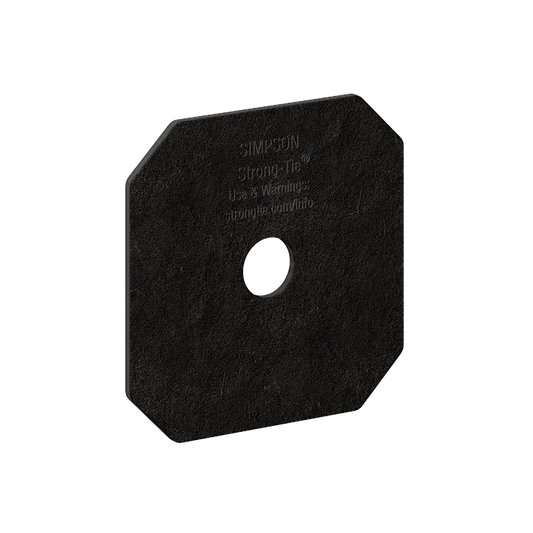 Simpson Strong-Tie APVDW56 Outdoor Accents® Avant Collection™ Z-MAX®, Black Powder-Coated Decorative Washer (Pack of 2880)