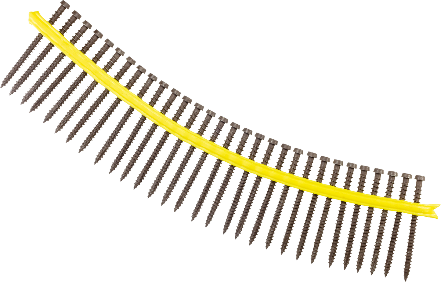 Simpson Strong-Tie DCU234SBR01 Deck-Drive™ DCU COMPOSITE Screw (Collated) — #10 x 2-3/4 in. Quik Guard® Brown 01 (1000-Qty) (Pack of 100)