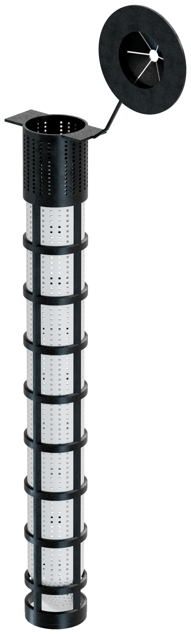 Simpson Strong-Tie AWS758P Opti-Mesh 8 in. Acrylic Adhesive Plastic Screen Tube for 3/4 in. Rod for AT-XP
