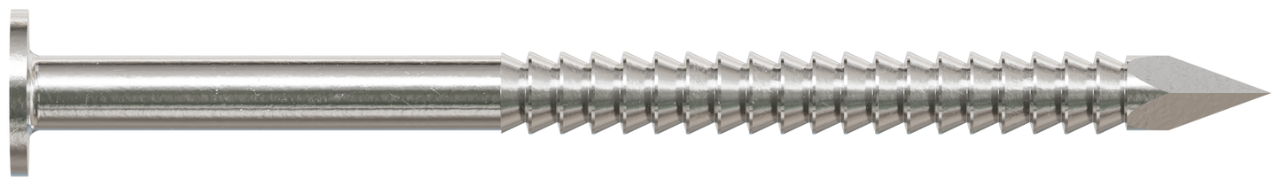 Simpson Strong-Tie T6ACN1 Common Nail, Annular Ring Shank — 2-in. x .120-in. Type 316 Stainless Steel (1 lb.)