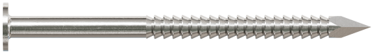 Simpson Strong-Tie T6ACN1 Common Nail, Annular Ring Shank — 2-in. x .120-in. Type 316 Stainless Steel (1 lb.) (Pack of 800)
