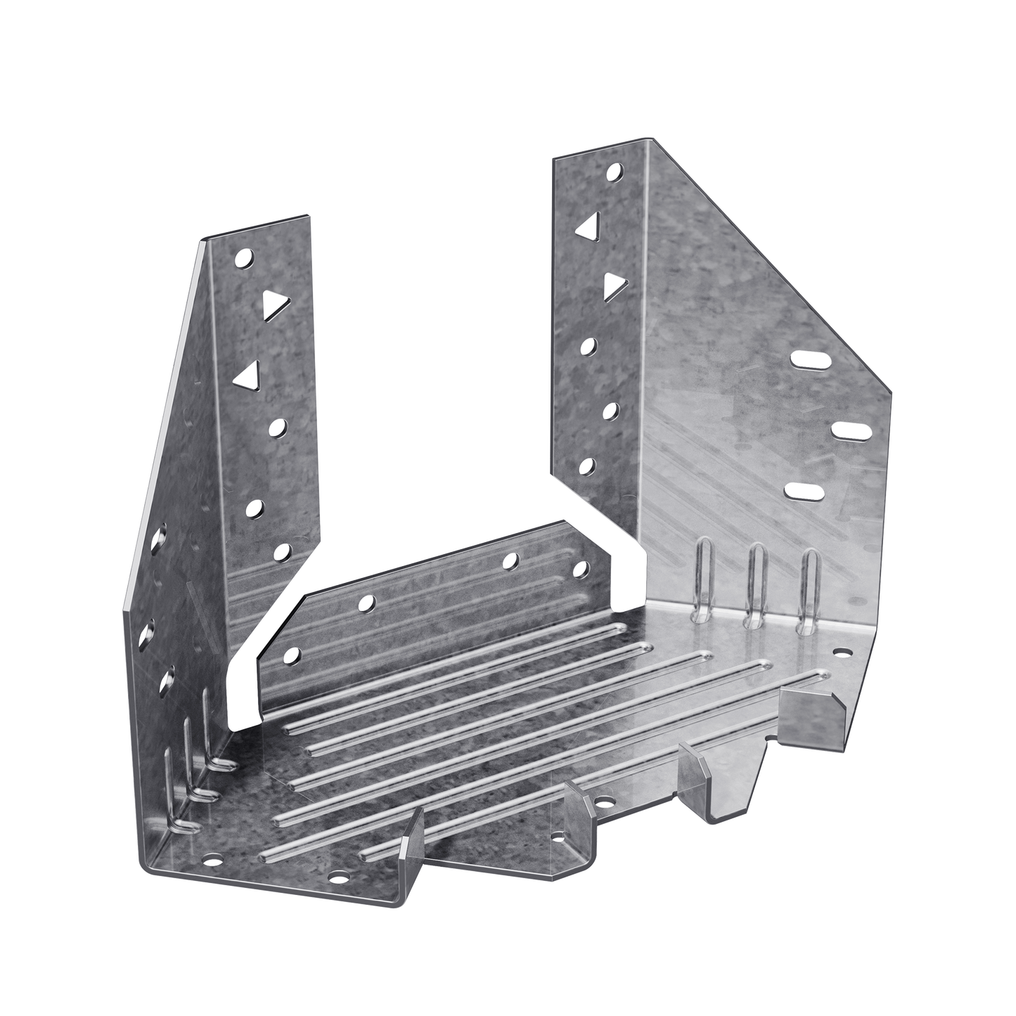 Simpson Strong-Tie MTHMQ-2-SDS3 MTHMQ-2 6-3/8 in. Galvanized Multiple Truss Hanger with Strong-Drive® SDS Screws (Pack of 5)