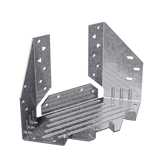 Simpson Strong-Tie MTHMQ-2-SDS3 MTHMQ-2 6-3/8 in. Galvanized Multiple Truss Hanger with Strong-Drive® SDS Screws (Pack of 5)