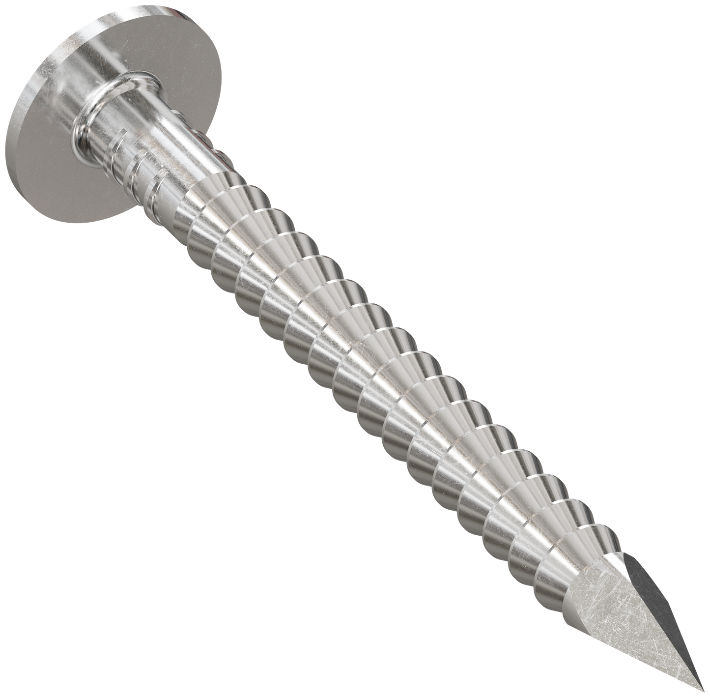 Simpson Strong-Tie S410ARNB Roofing Nail, Annular Ring Shank — 1-1/2-in. x .131-in. Type 304 Stainless Steel (25 lb.) (Pack of 64)