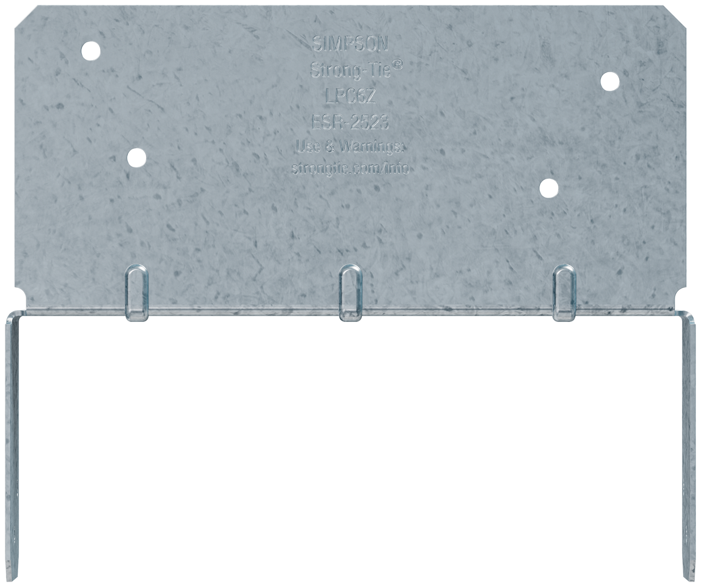 Simpson Strong-Tie LPC6Z LPCZ™ ZMAX® Galvanized Adjustable Post Cap for 6x