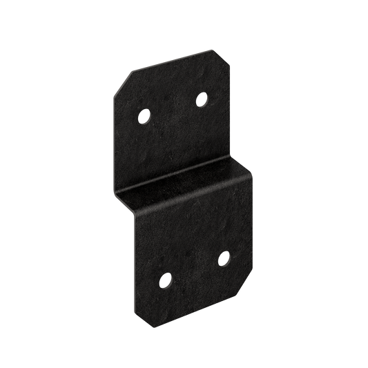 Simpson Strong-Tie APVDJT2-6 Outdoor Accents® Avant Collection™ 5-in. ZMAX®, Black Powder-Coated Deck Joist Tie for 2x
