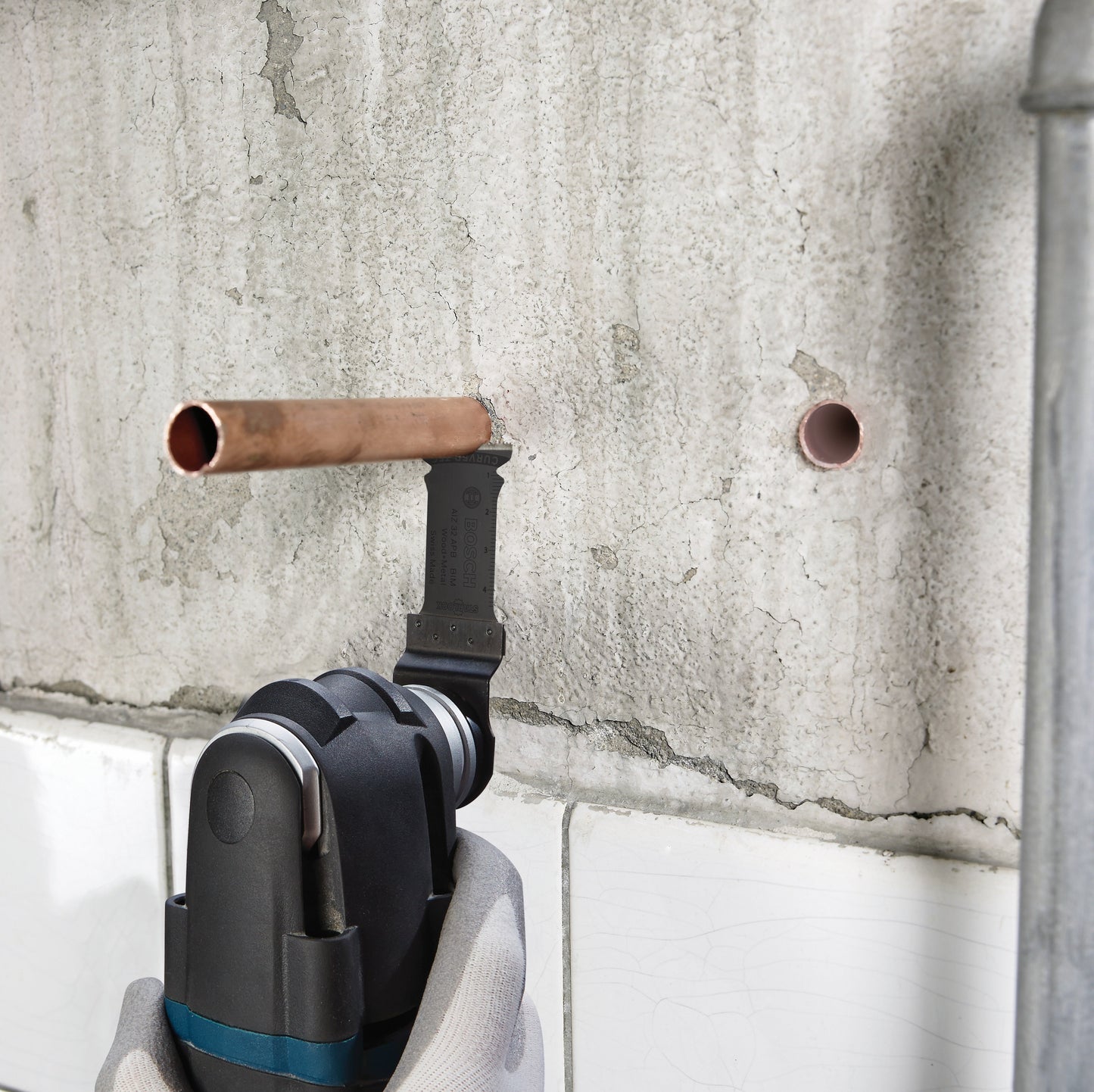 Hoja de corte por inmersión bimetálica para multiherramienta oscilante Starlock® de 1-1/4 pulg. BOSCH OSL114MF